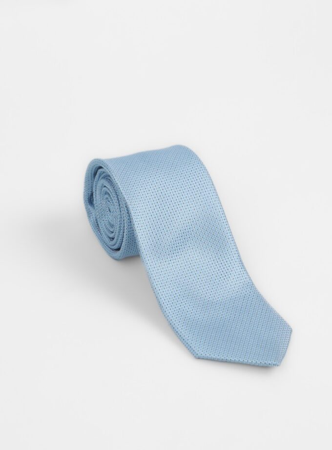 Cravate À Motif Fantaisie – Bleu Ciel