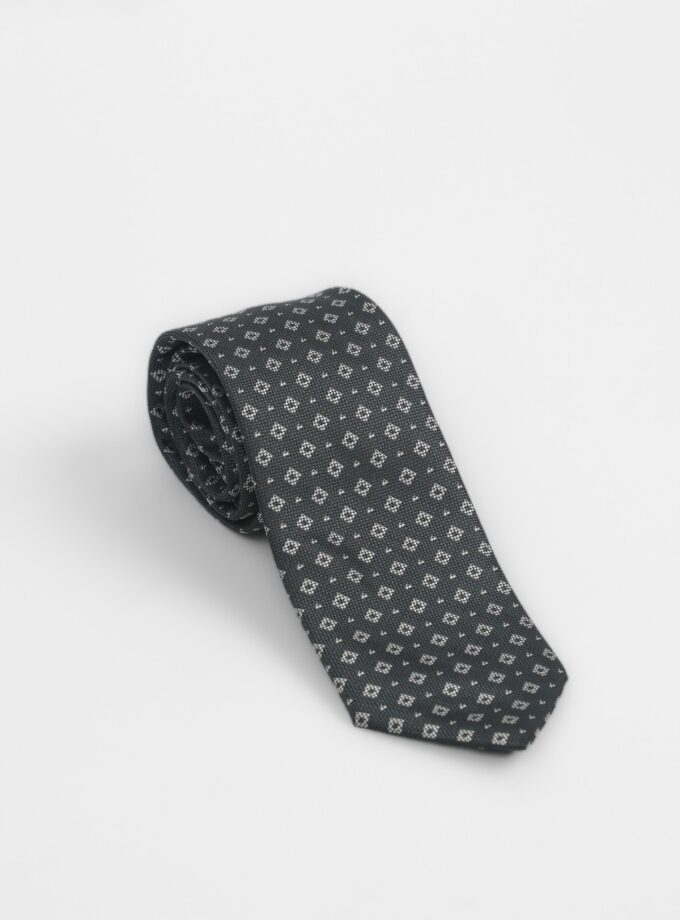 Cravate À Motif Fantaisie – Vert