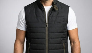 Gilet Matelassé léger – Noir