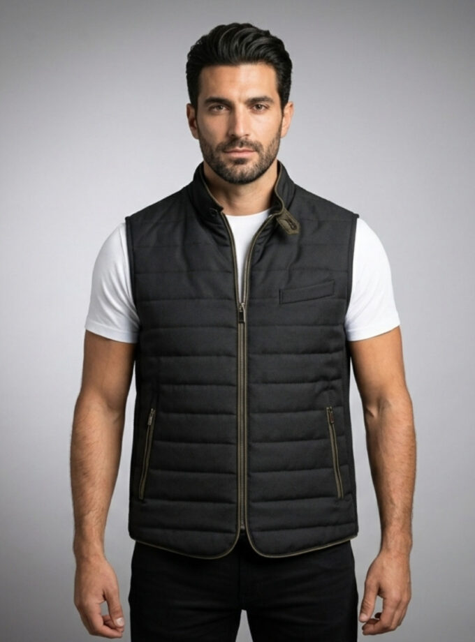 Gilet Matelassé léger - Noir