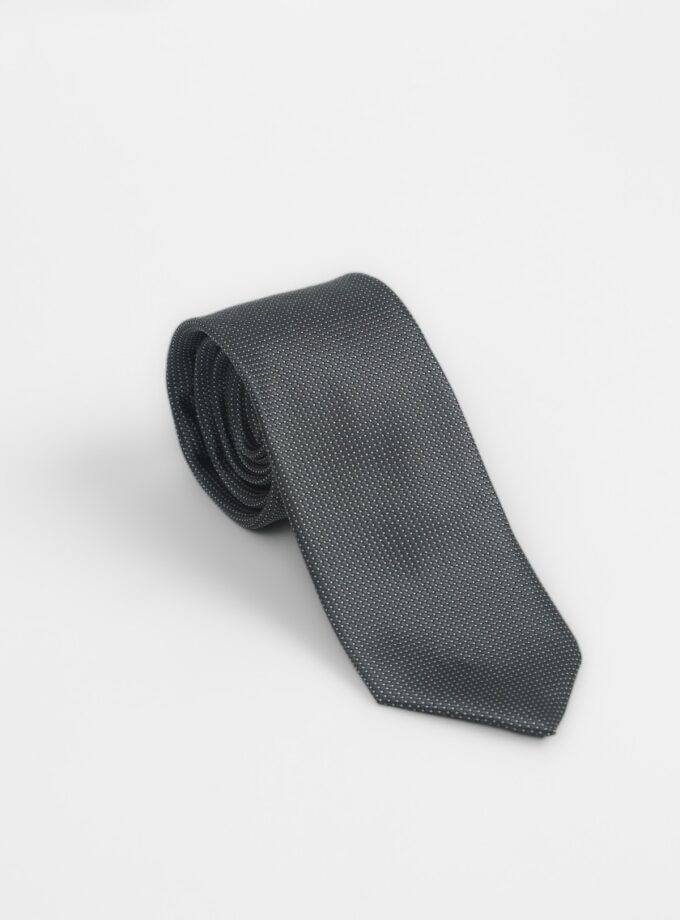 Cravate À Motif Fantaisie – Gris