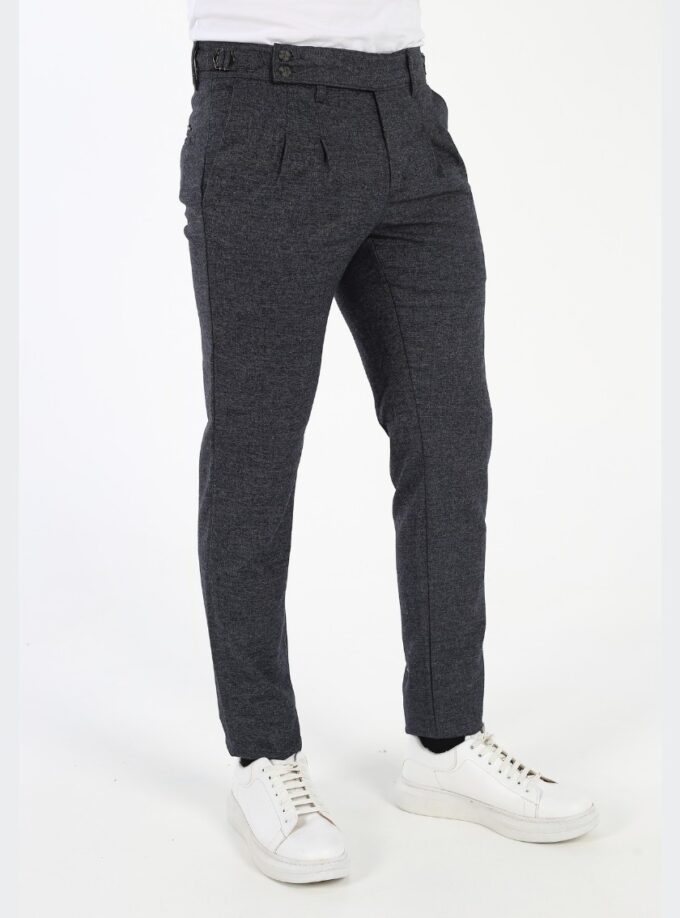 Pantalon Classique Sport Slim – Bleu Marine