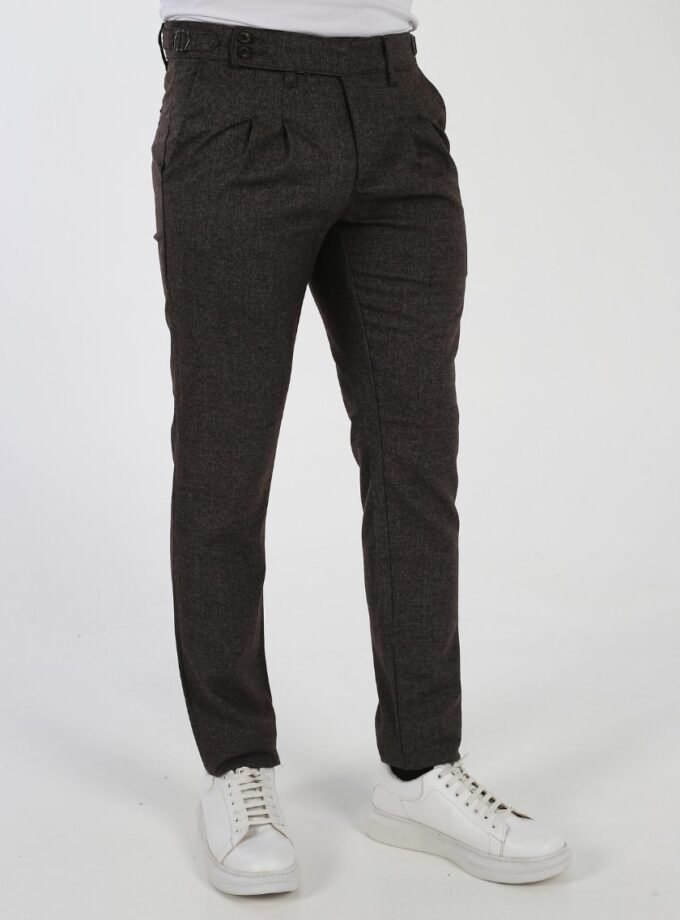 Pantalon Classique Sport Slim – Marron