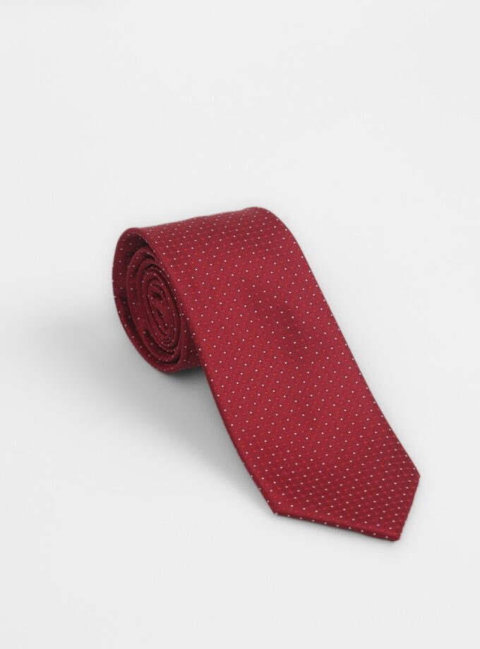 Cravate À Motif Fantaisie – Rouge