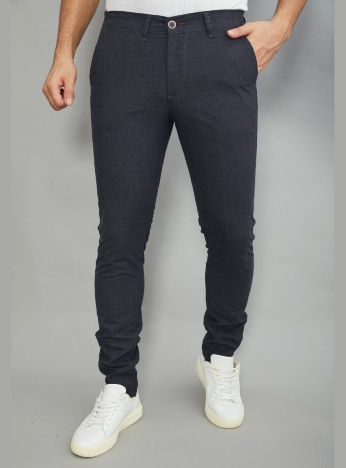 Pantalon Classique Sport Slim – Bleu Marine