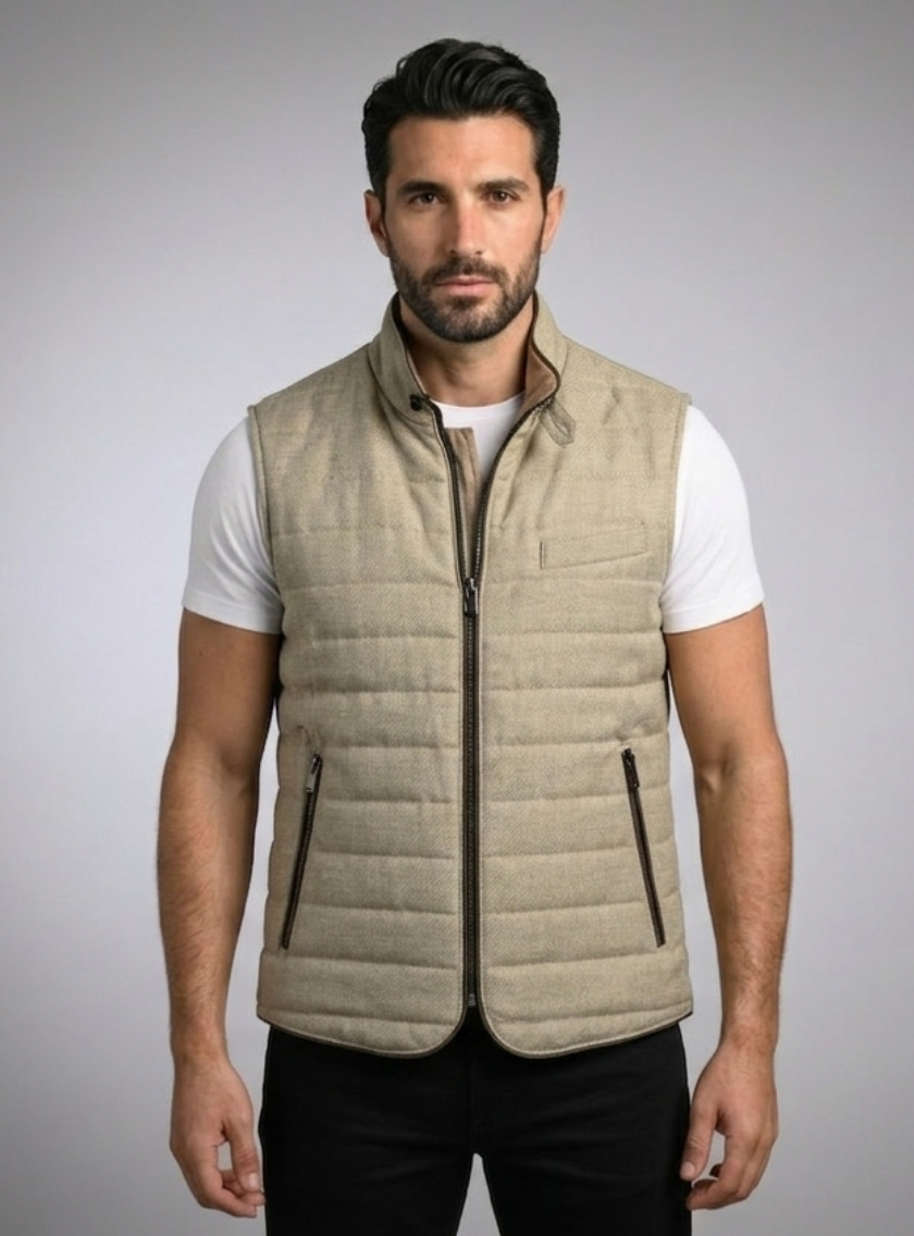 Gilet Matelassé léger - Beige