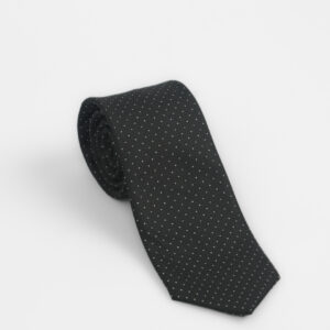 Cravate À Motif Fantaisie – Noir