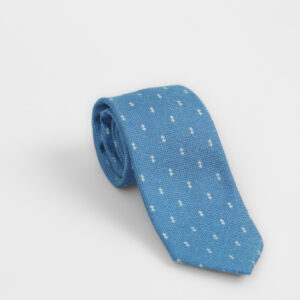 Cravate À Motif Fantaisie – Bleu Ciel