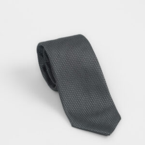 Cravate À Motif Fantaisie – Gris