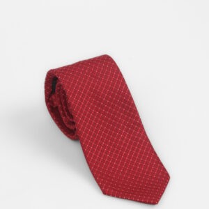 Cravate À Motif Fantaisie – Rouge